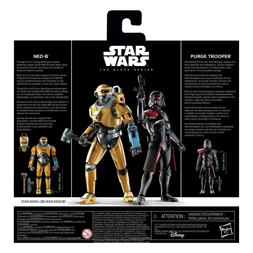 Star Wars: Obi-Wan Kenobi Black Series akcijska figura 2-Pack NED-B & Purge Trooper Exclusive 15 cm fotografija izdelka