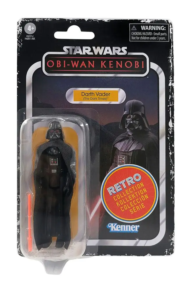 Star Wars: Obi-Wan Kenobi Retro Collection akcijska figura 2022 Darth Vader (The Dark Times) 10 cm fotografija izdelka