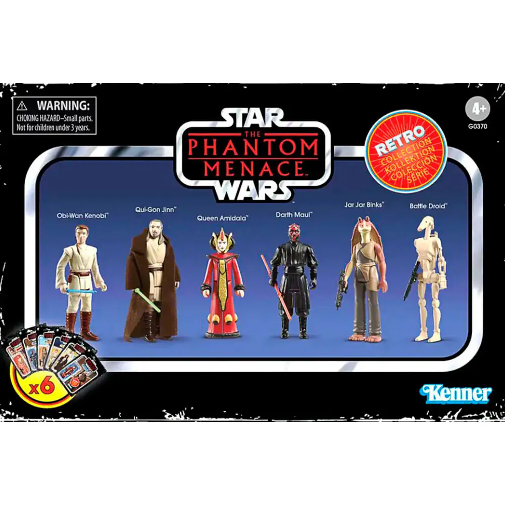 Star Wars Phantom Menace Set figurice 9,5 cm fotografija izdelka