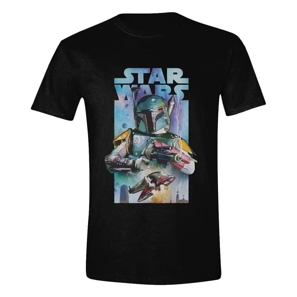 Star Wars T-Shirt Boba Fett Poster Majica fotografija izdelka