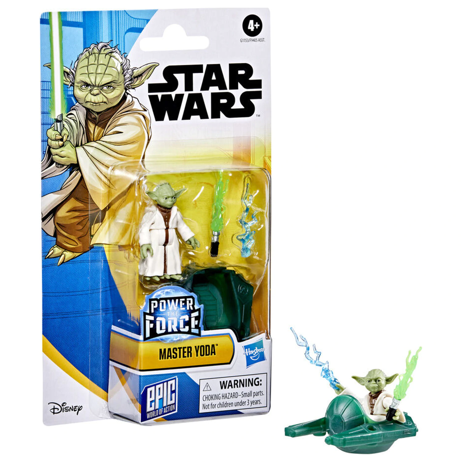 Star Wars Power the Force figura Master Yoda 5cm fotografija izdelka