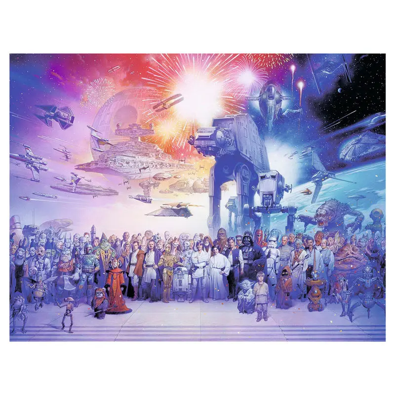 Star Wars Jigsaw Puzzle Star Wars Universe (2000 kosov) fotografija izdelka