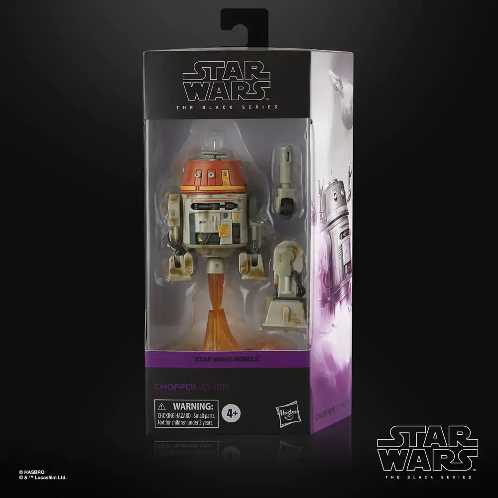 Star Wars: Rebels Black Series akcijska figura Chopper (C1-10P) fotografija izdelka