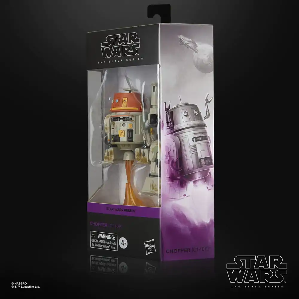 Star Wars: Rebels Black Series akcijska figura Chopper (C1-10P) fotografija izdelka
