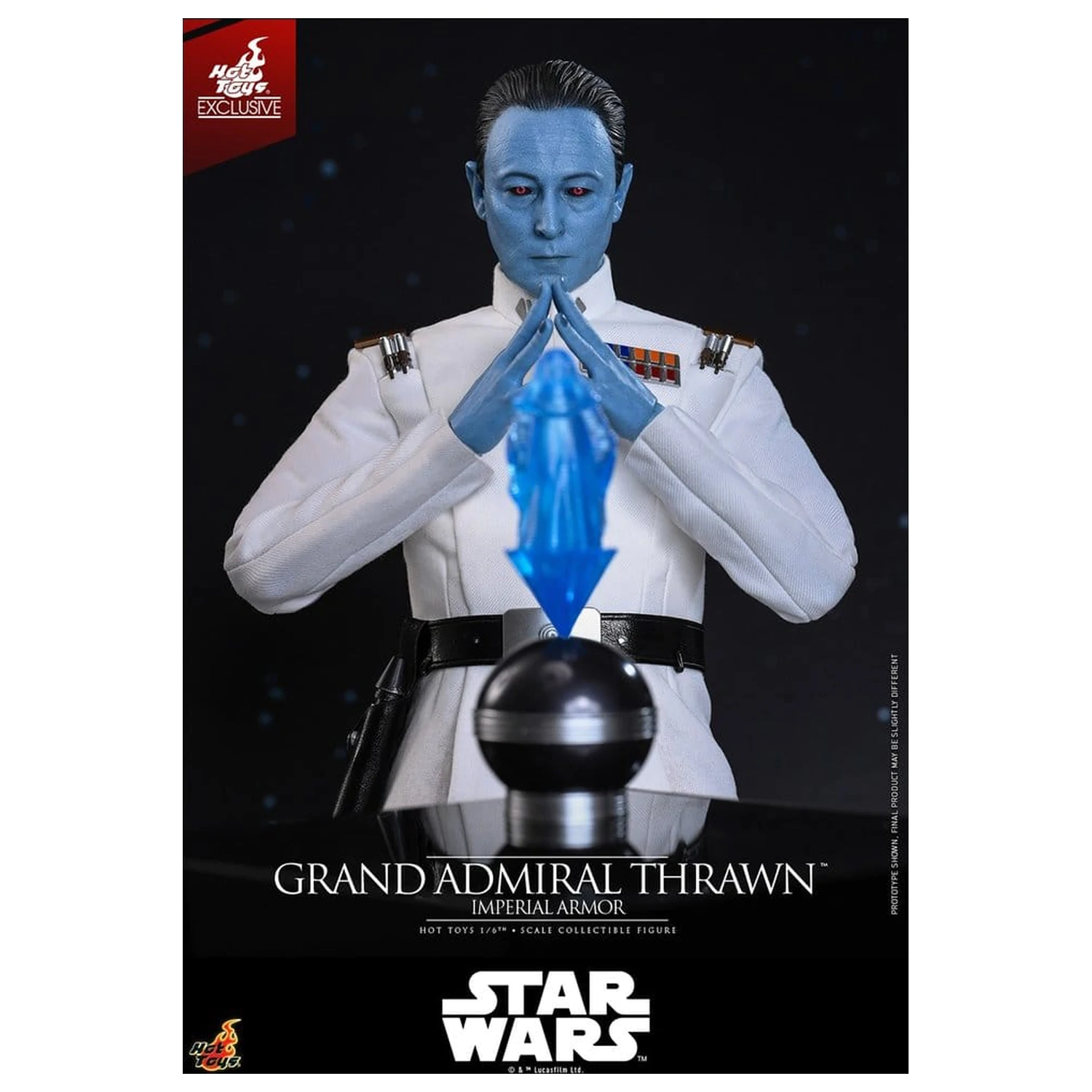 Star Wars: Rebels Television Masterpiece figura 1/6 Grand Admiral Thrawn (Imperial Armor) 32 cm fotografija izdelka