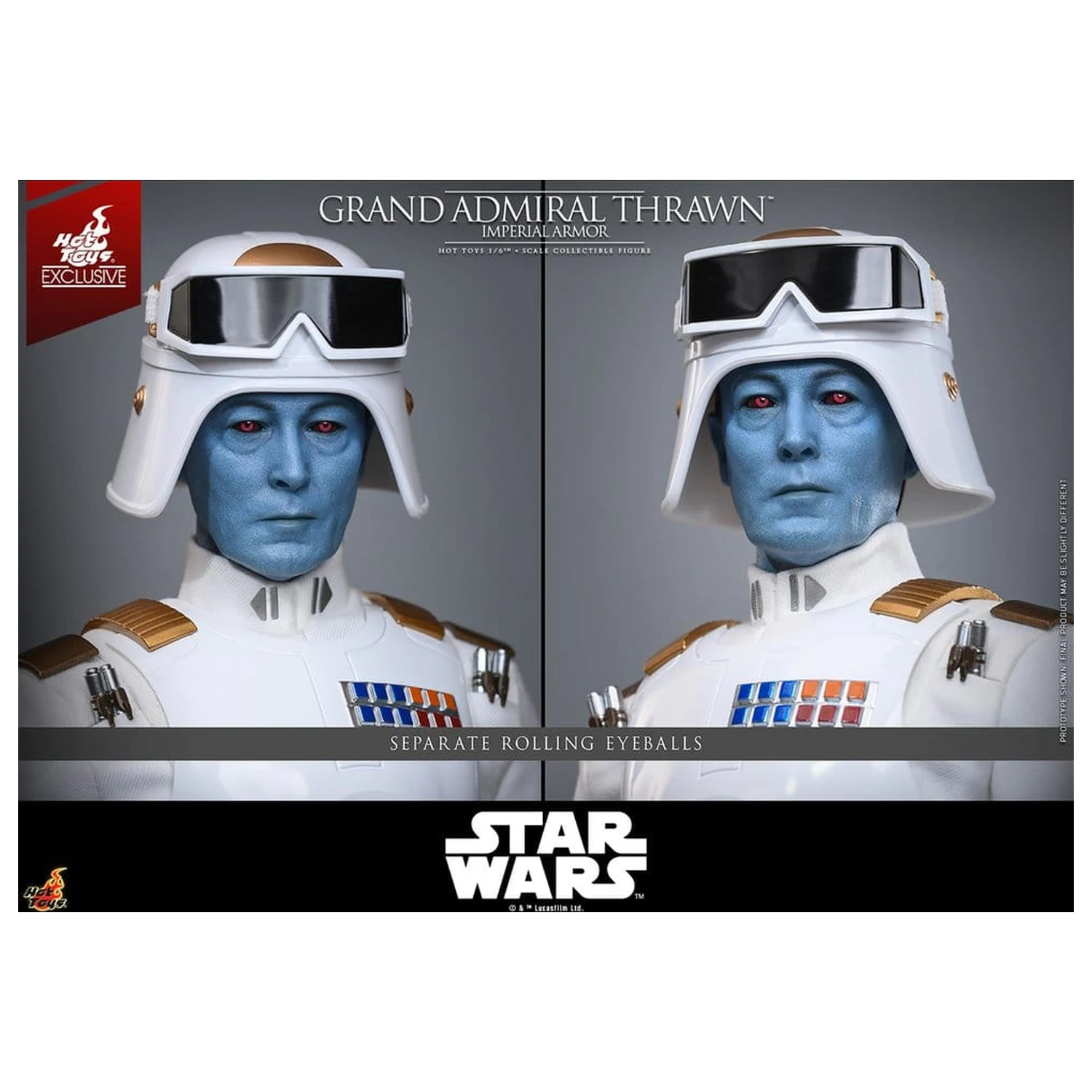Star Wars: Rebels Television Masterpiece figura 1/6 Grand Admiral Thrawn (Imperial Armor) 32 cm fotografija izdelka