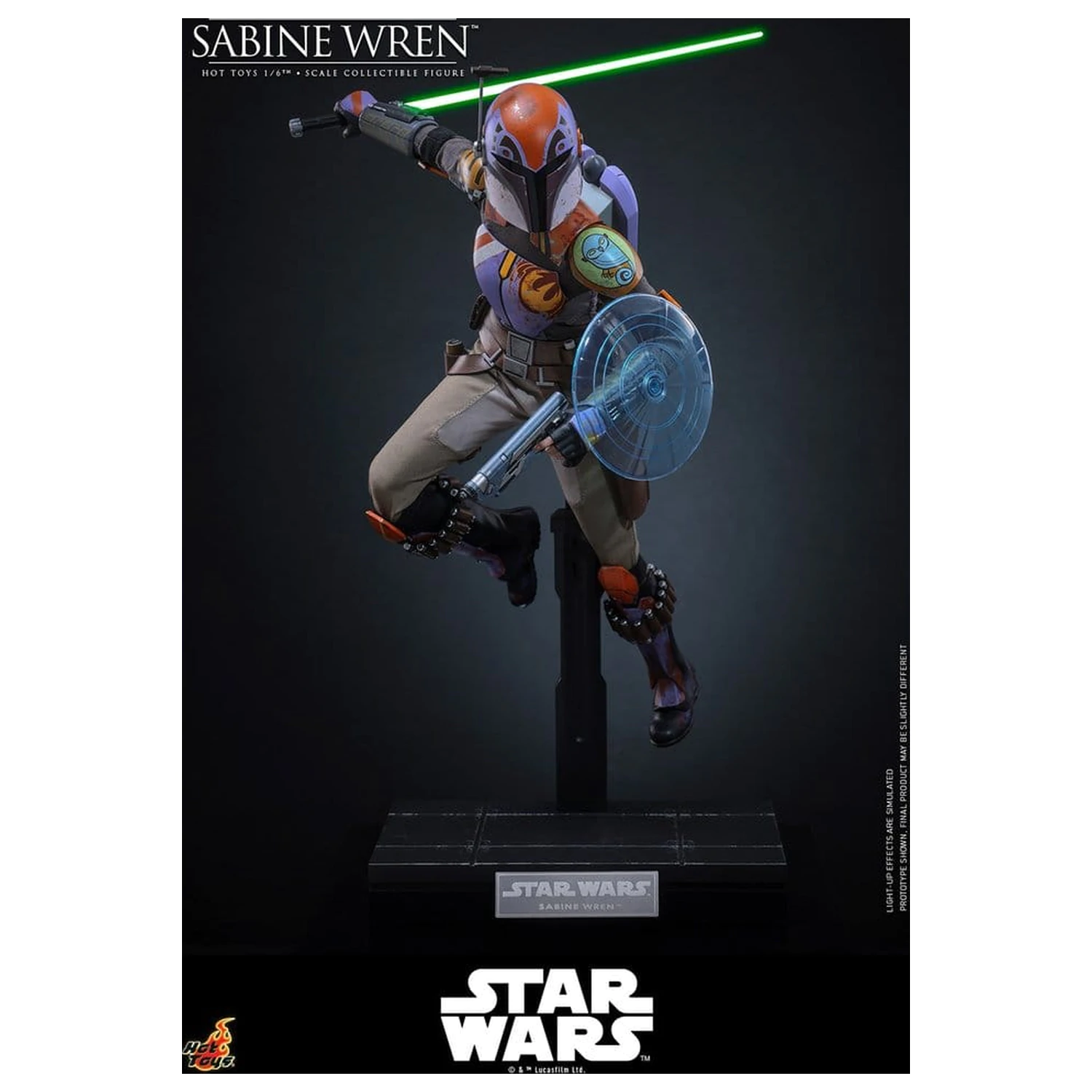 Star Wars: Rebels Television Masterpiece akcijska figura 1/6 Sabine Wren 29 cm fotografija izdelka