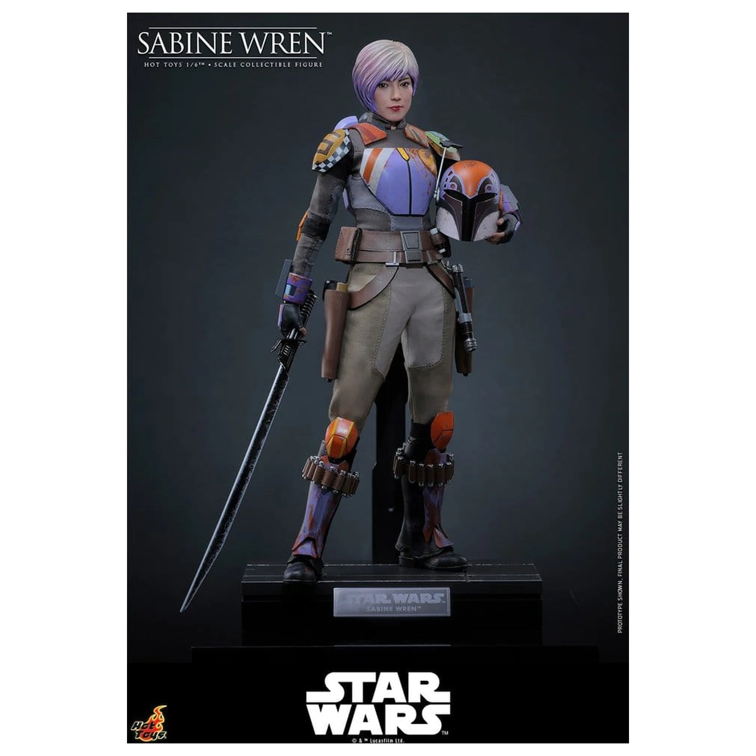 Star Wars: Rebels Television Masterpiece akcijska figura 1/6 Sabine Wren 29 cm fotografija izdelka