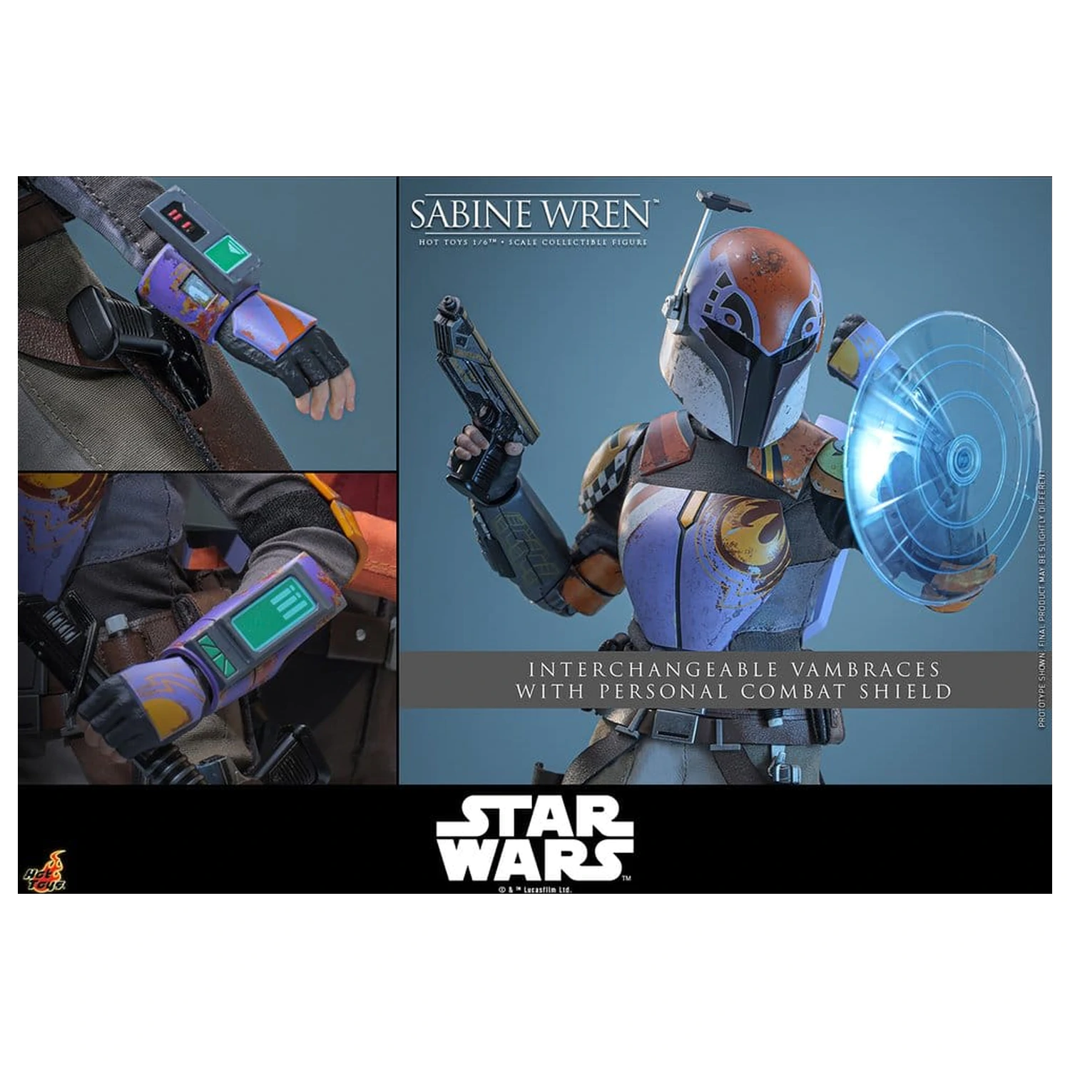 Star Wars: Rebels Television Masterpiece akcijska figura 1/6 Sabine Wren 29 cm fotografija izdelka