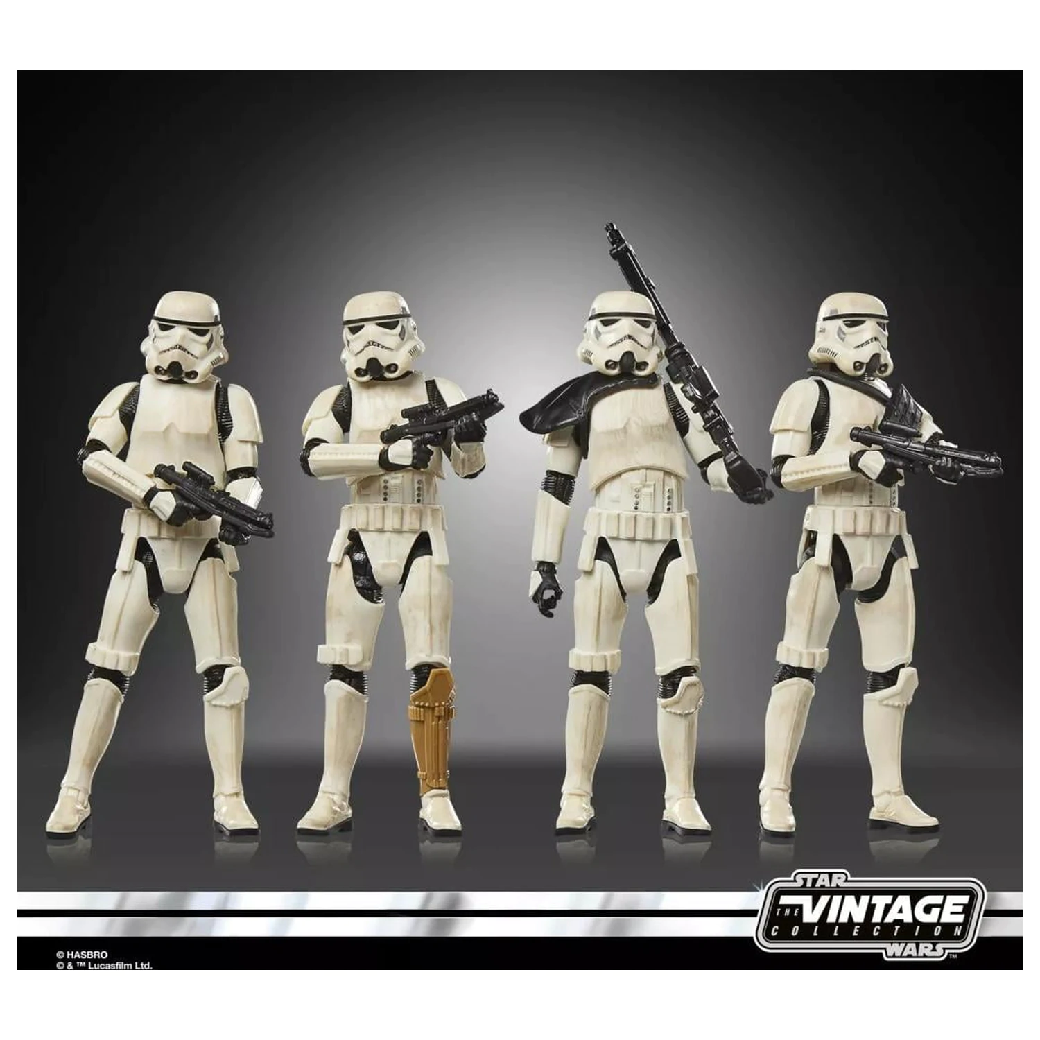 Star Wars Remnant Stormtrooper komplet 4 figur Vintage Coll. 10 cm fotografija izdelka