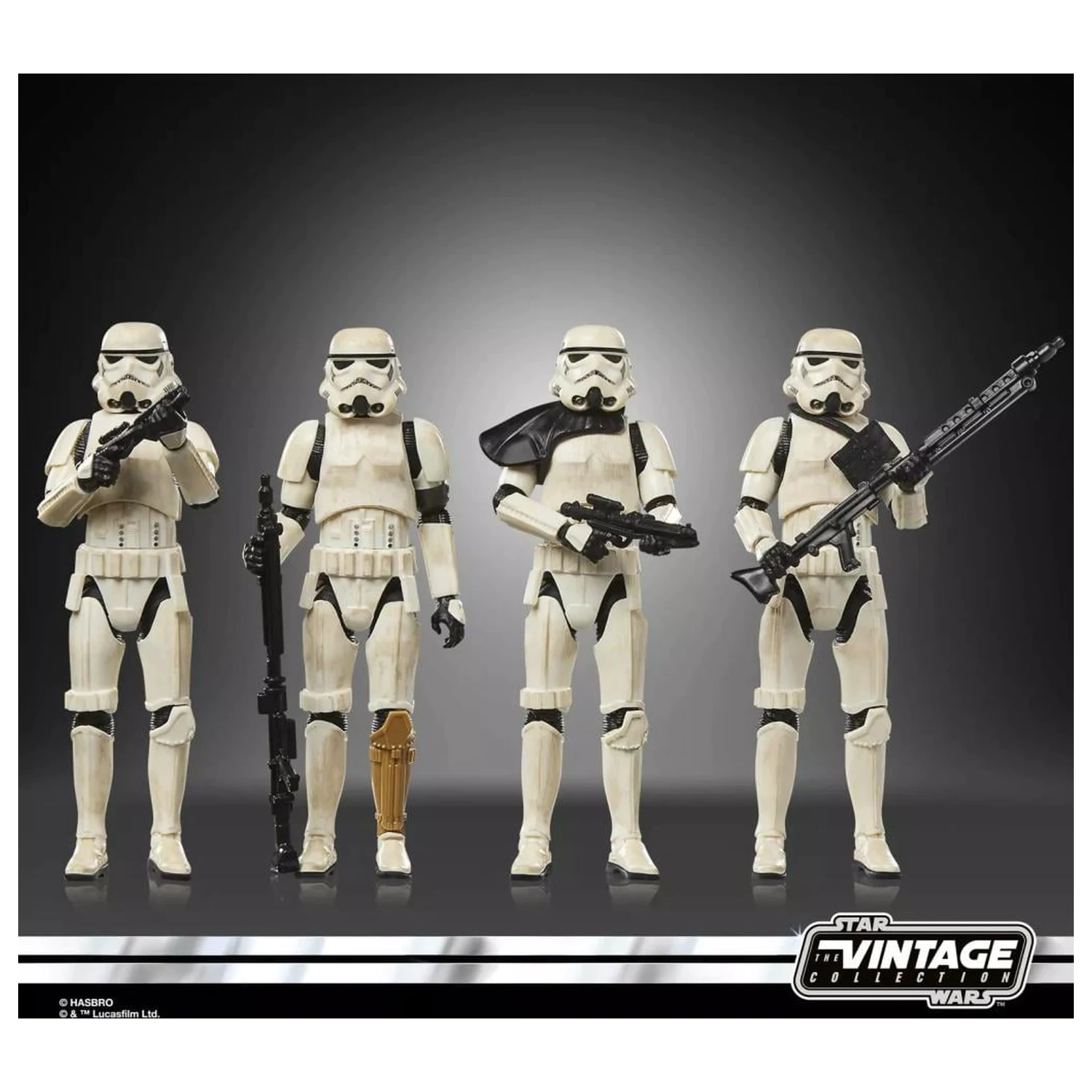 Star Wars Remnant Stormtrooper komplet 4 figur Vintage Coll. 10 cm fotografija izdelka