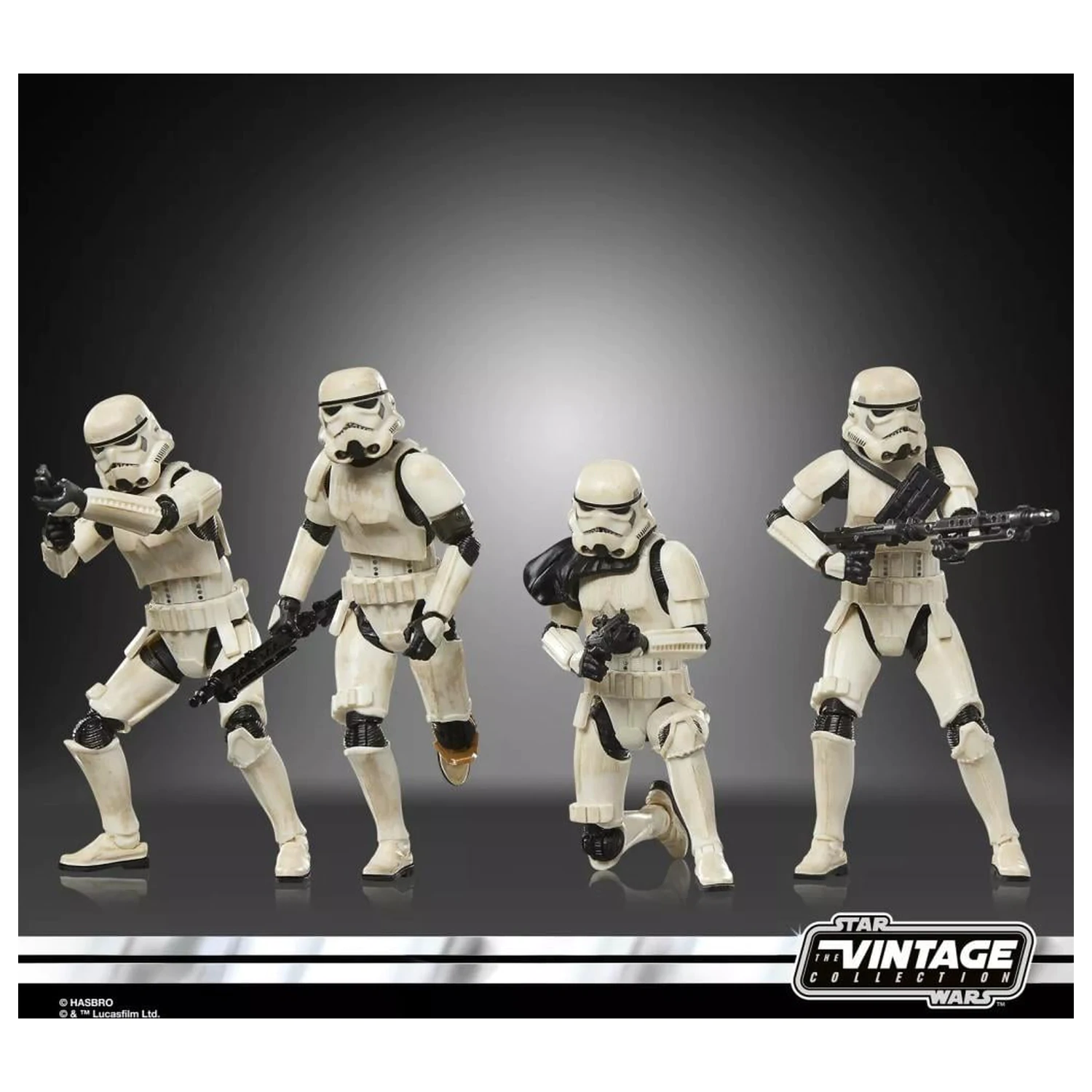Star Wars Remnant Stormtrooper komplet 4 figur Vintage Coll. 10 cm fotografija izdelka