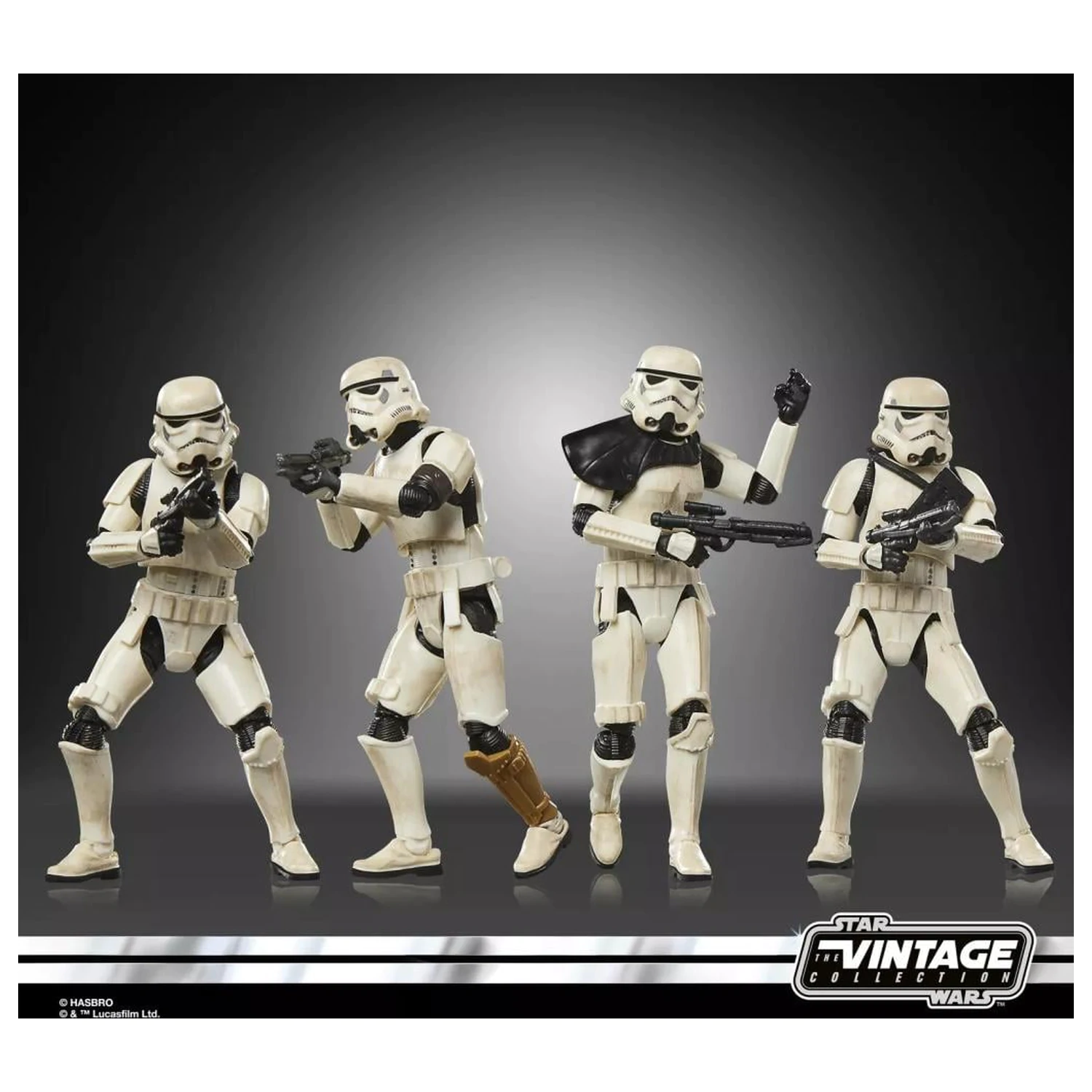Star Wars Remnant Stormtrooper komplet 4 figur Vintage Coll. 10 cm fotografija izdelka