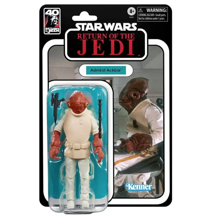 Star Wars Return of the Jedi 40th Anniversary Admiral Ackbar figurica 15 cm fotografija izdelka