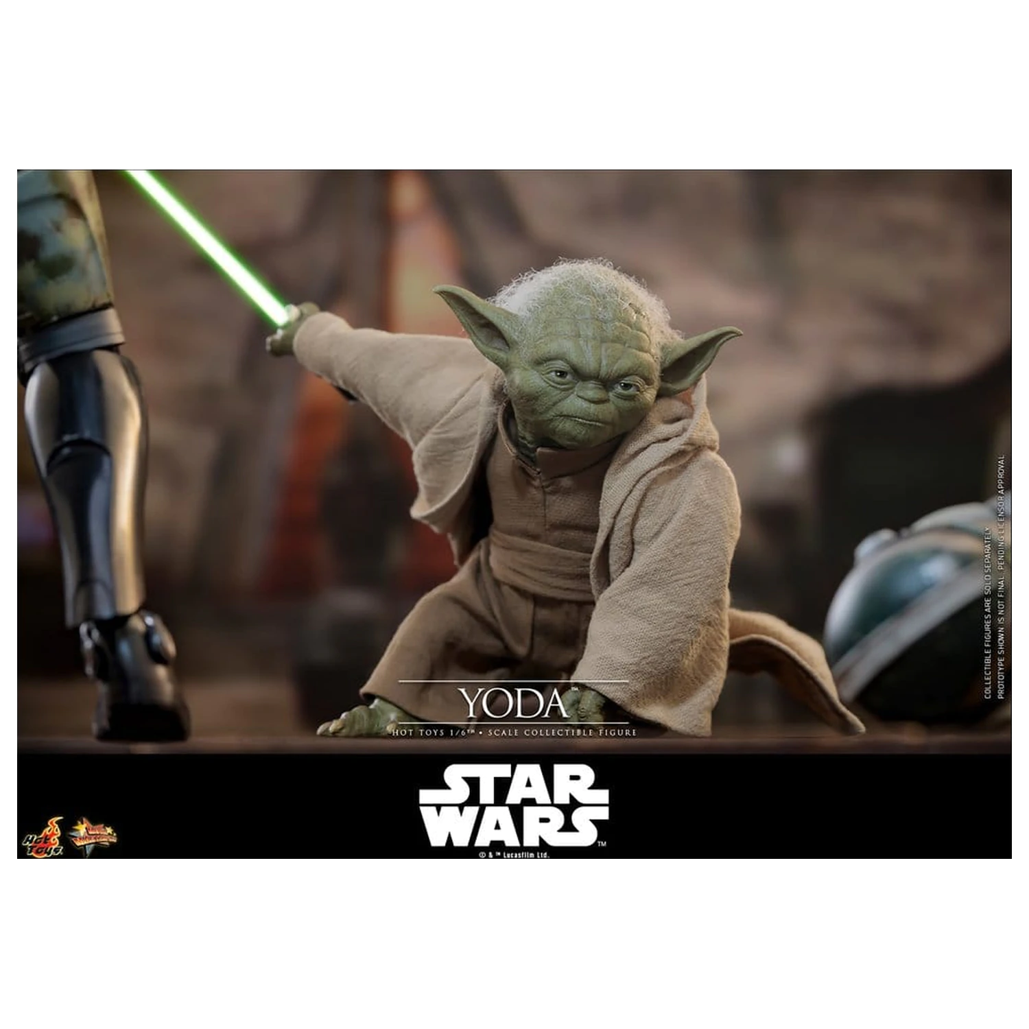Star Wars: Revenge of the Sith Movie Masterpiece akcijska figura 1/6 Yoda 14 cm fotografija izdelka