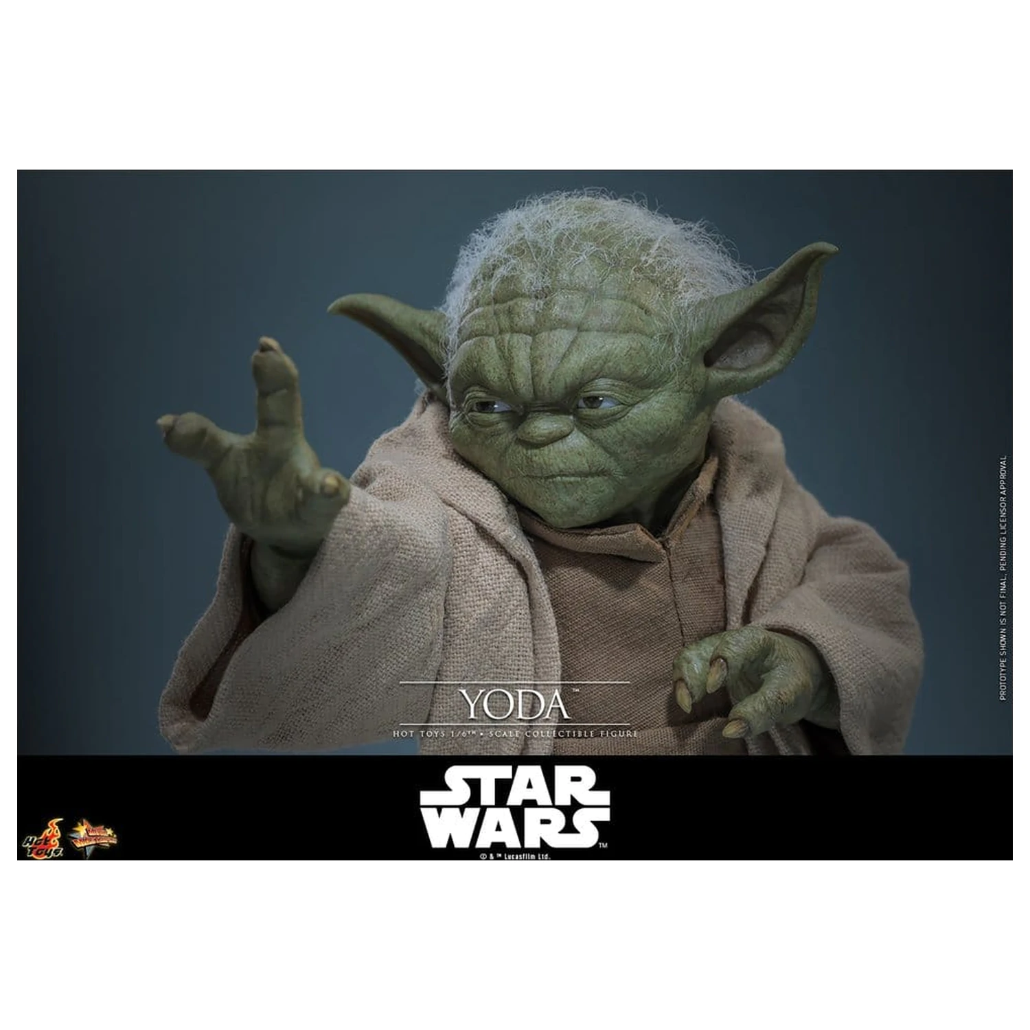 Star Wars: Revenge of the Sith Movie Masterpiece akcijska figura 1/6 Yoda 14 cm fotografija izdelka