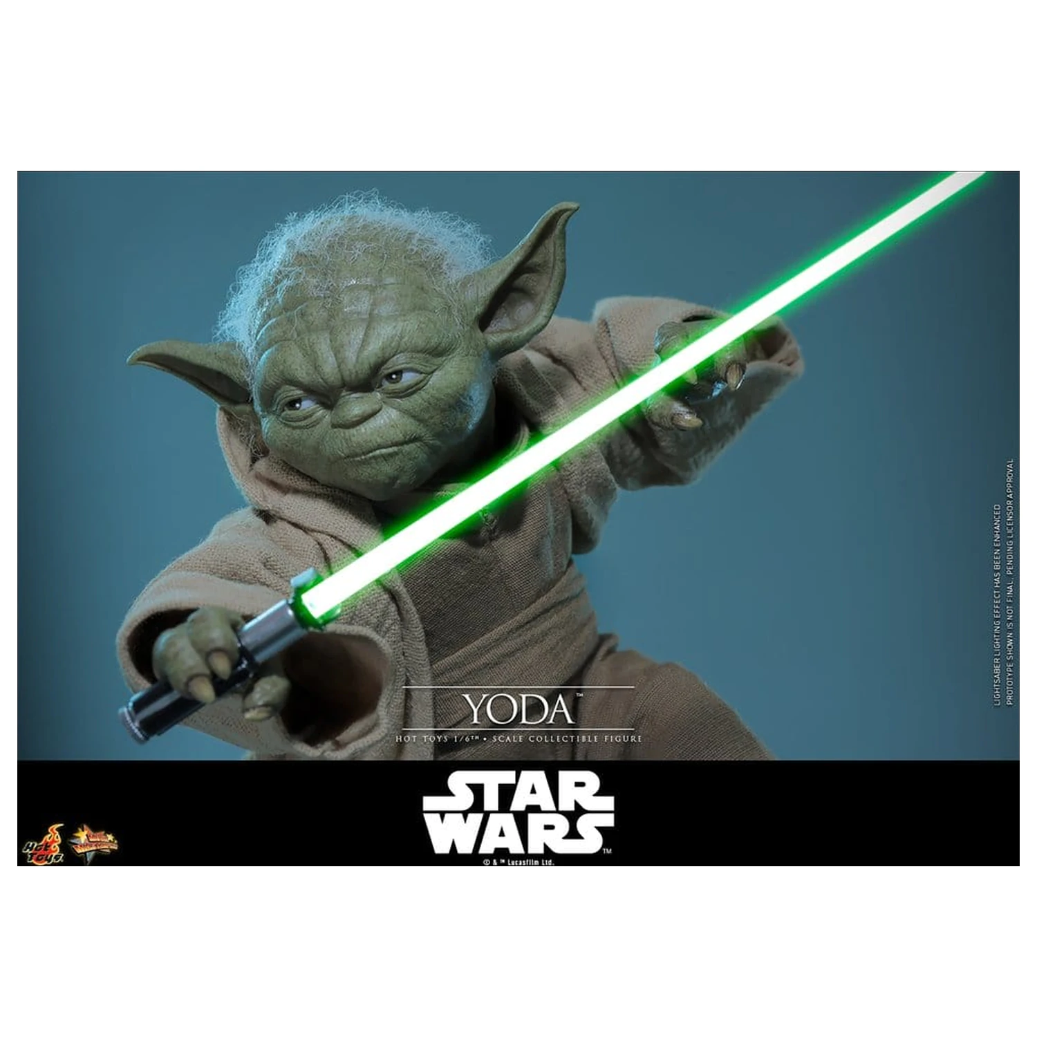 Star Wars: Revenge of the Sith Movie Masterpiece akcijska figura 1/6 Yoda 14 cm fotografija izdelka