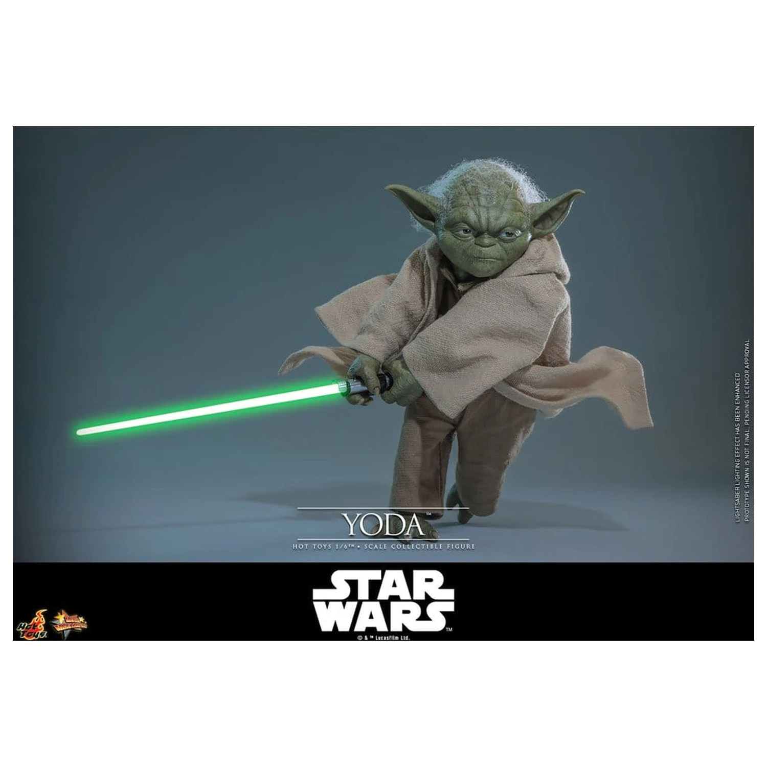 Star Wars: Revenge of the Sith Movie Masterpiece akcijska figura 1/6 Yoda 14 cm fotografija izdelka