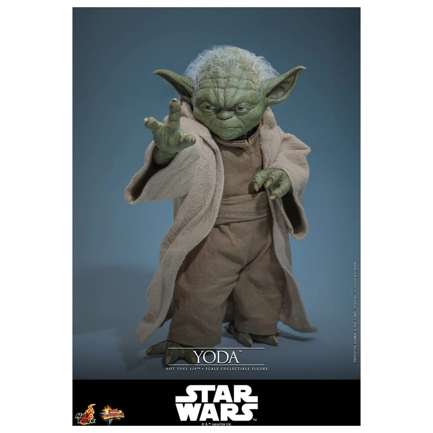 Star Wars: Revenge of the Sith Movie Masterpiece akcijska figura 1/6 Yoda 14 cm fotografija izdelka