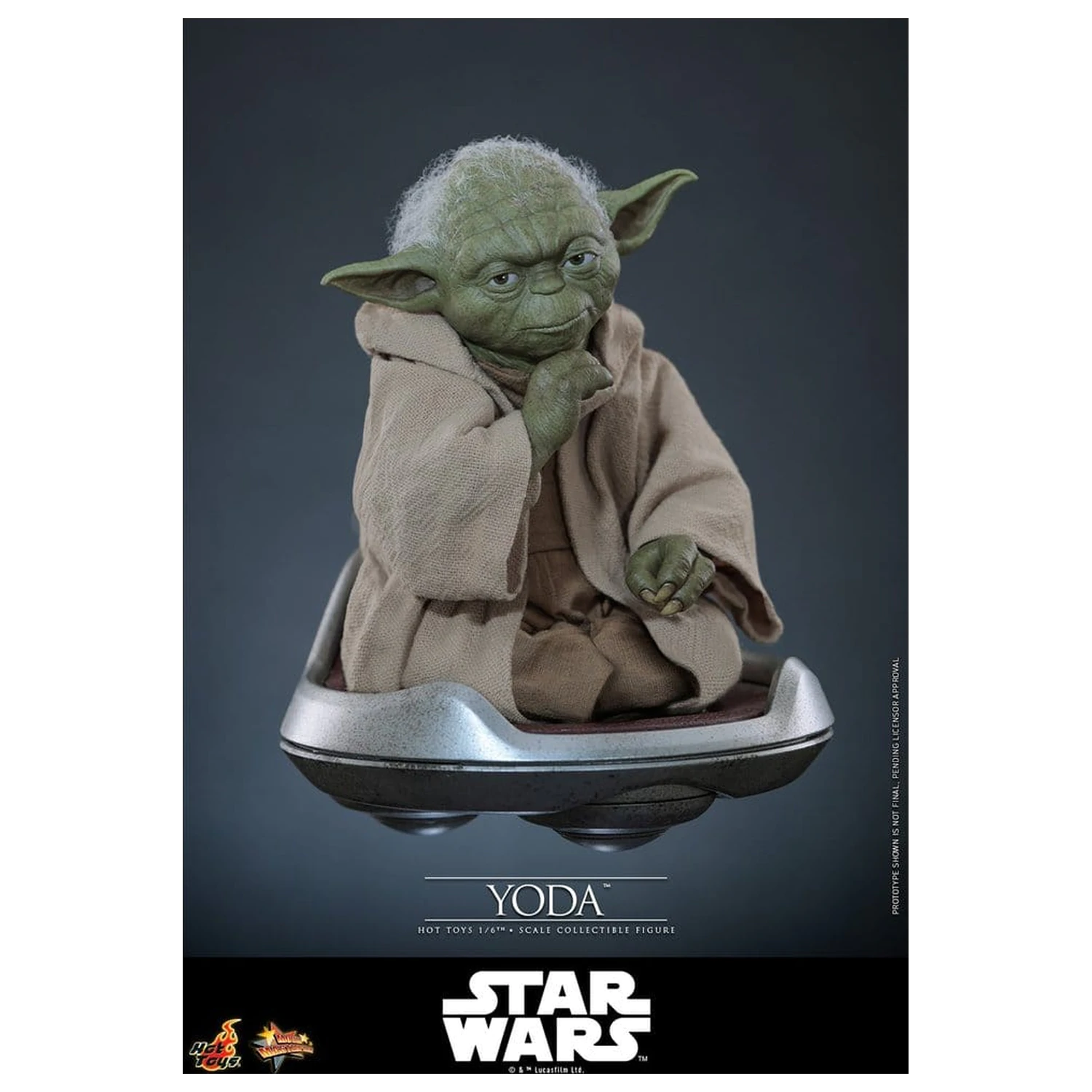 Star Wars: Revenge of the Sith Movie Masterpiece akcijska figura 1/6 Yoda 14 cm fotografija izdelka