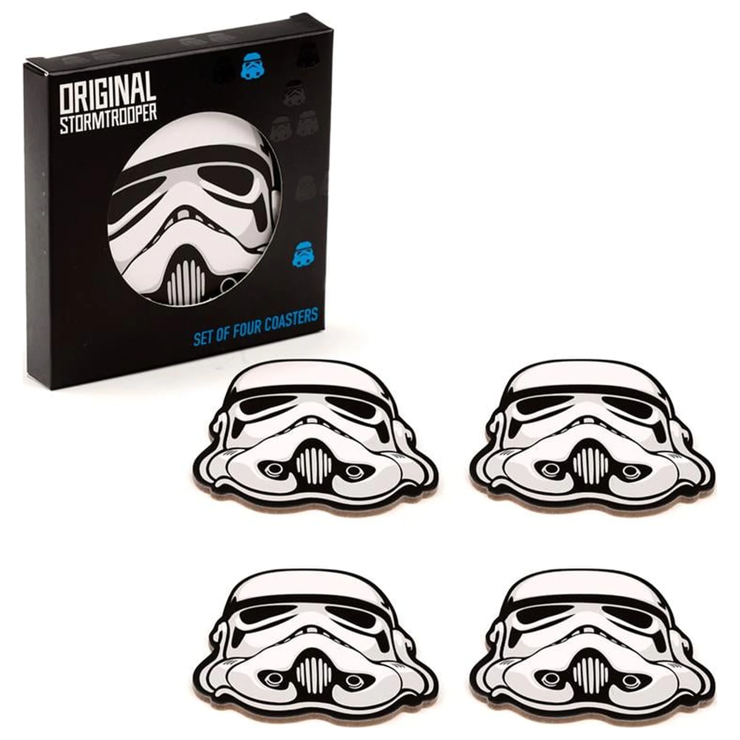 Star Wars Stormtrooper Komplet 4 podstavkov fotografija izdelka