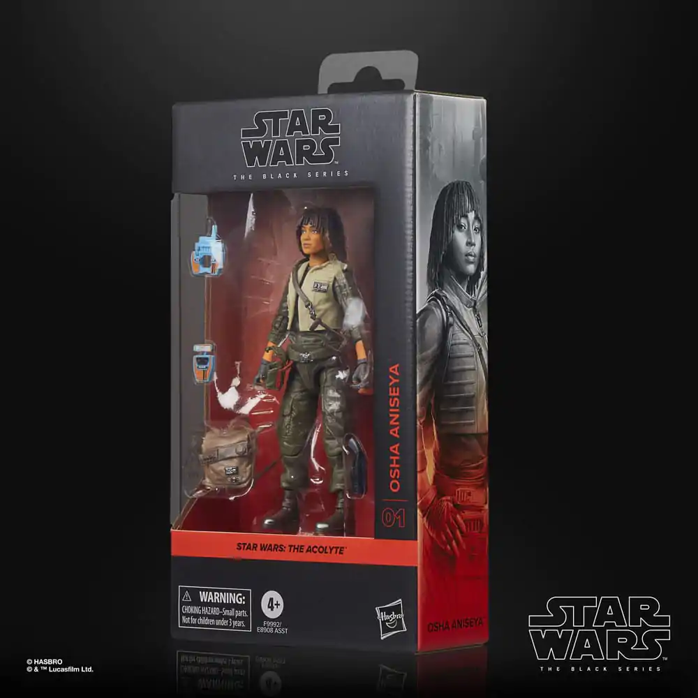 Star Wars: The Acolyte Black Series akcijska figura Osha Aniseya 15 cm fotografija izdelka