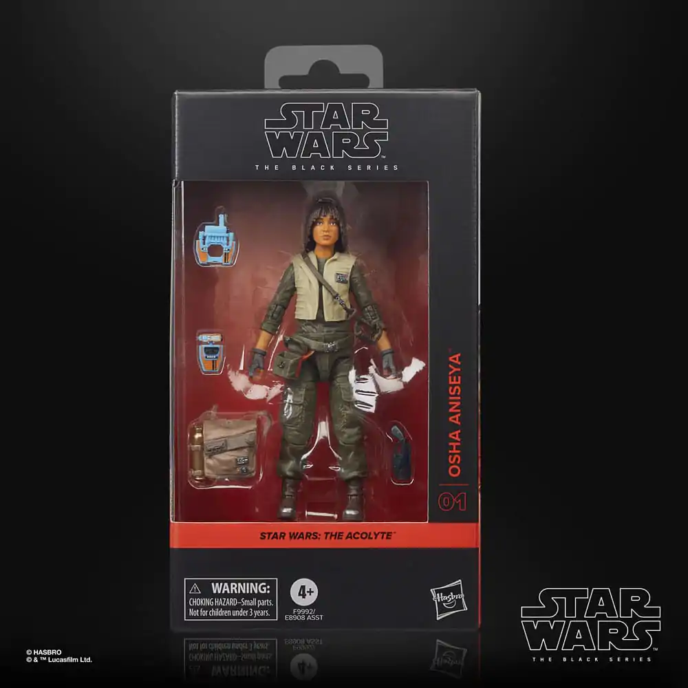 Star Wars: The Acolyte Black Series akcijska figura Osha Aniseya 15 cm fotografija izdelka