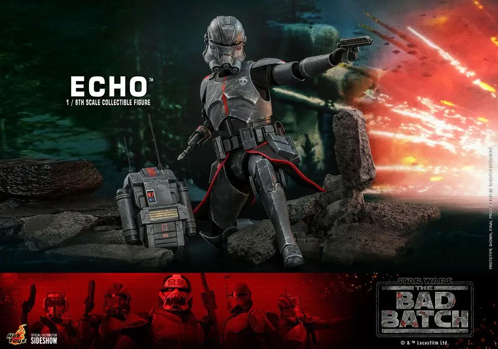 Star Wars The Bad Batch Akcijska Figura 1/6 Echo 29 cm fotografija izdelka