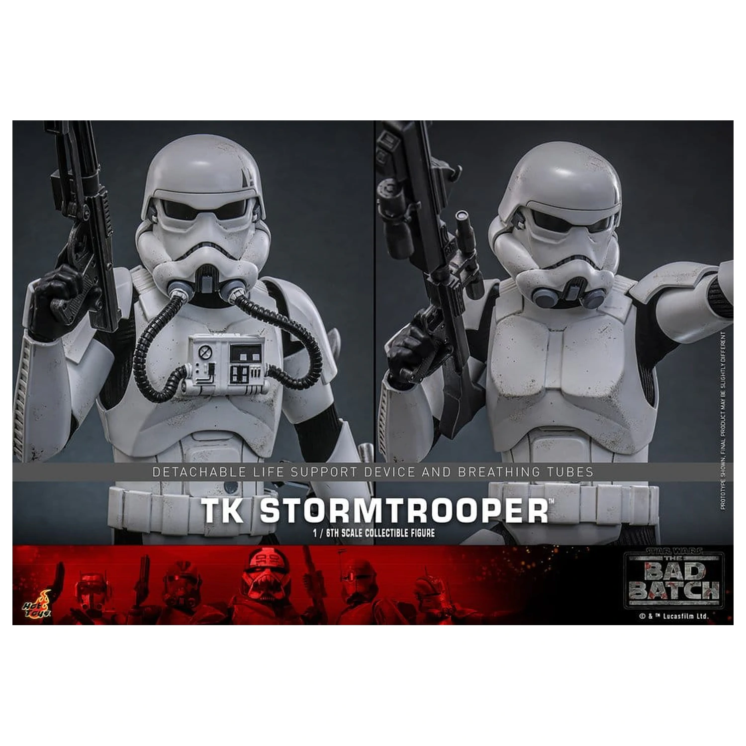 Star Wars: The Bad Batch akcijska figura 1/6 TK Stormtrooper 30 cm fotografija izdelka