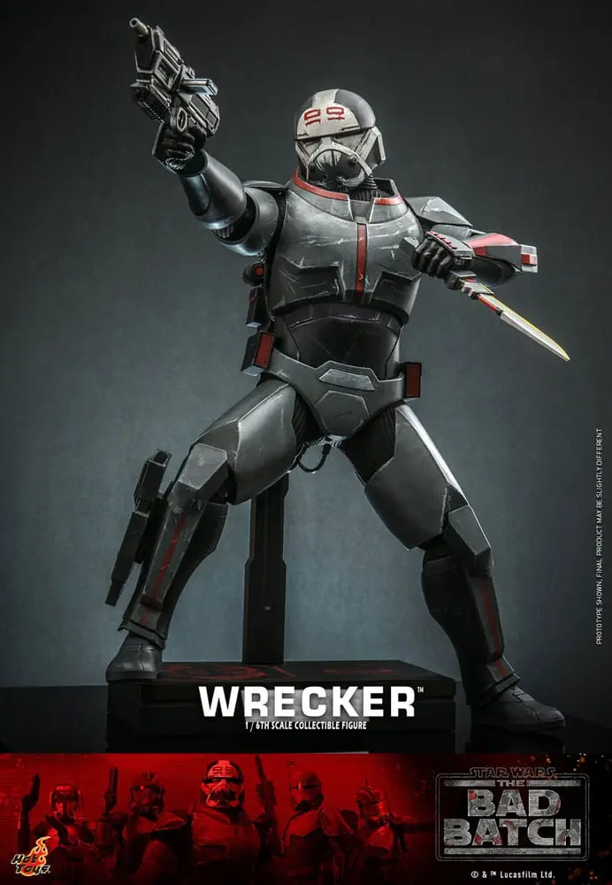 Star Wars: The Bad Batch Akcijska figura 1/6 Wrecker 33 cm fotografija izdelka