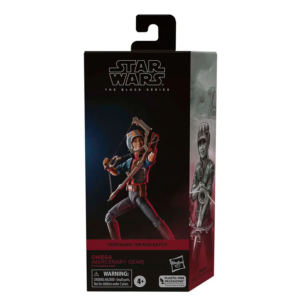 Star Wars: The Bad Batch Black Series akcijska figura Omega (Mercenary Gear) 15 cm fotografija izdelka