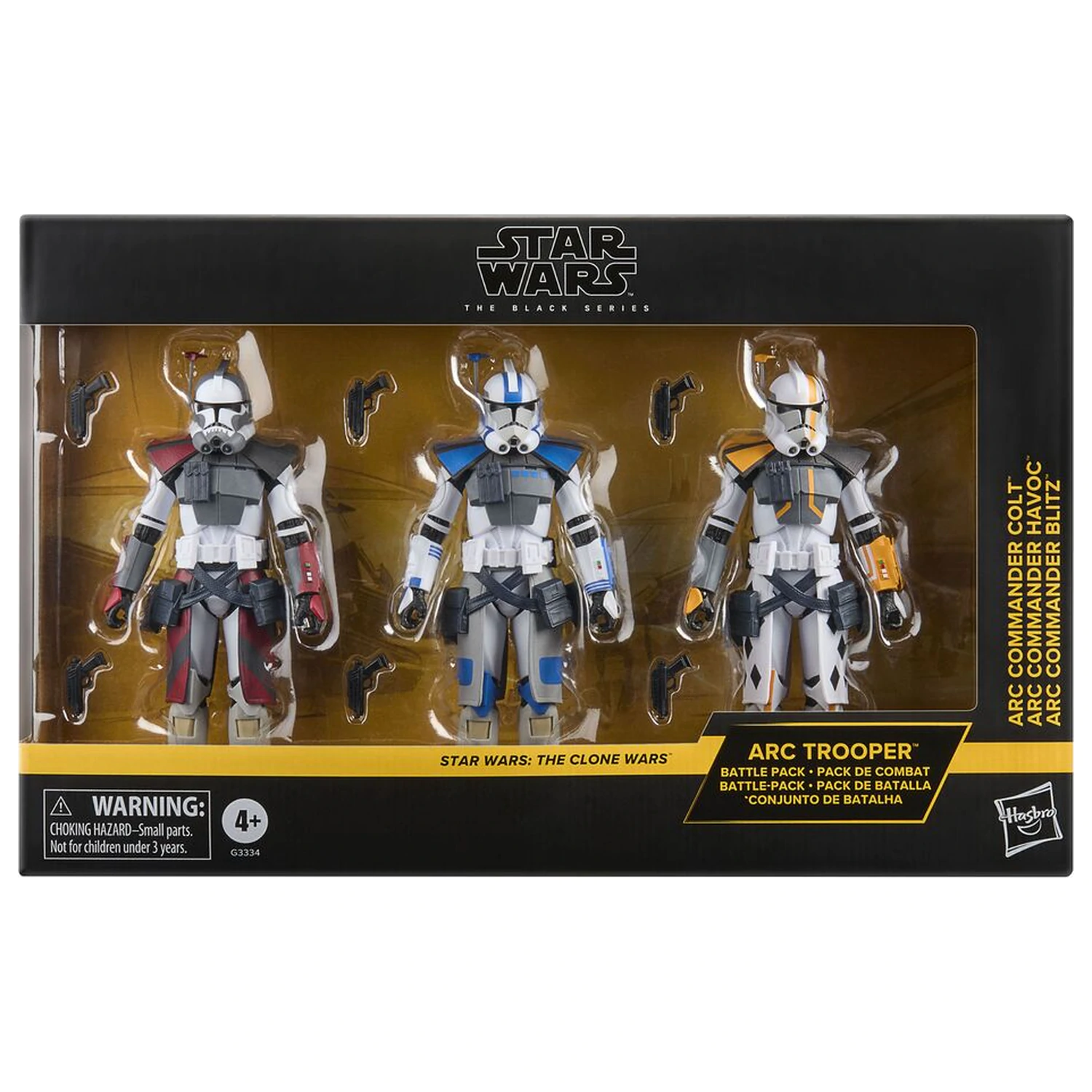 Star Wars The Black Series Star Wars The Clone Wars set 3 figur 15cm fotografija izdelka