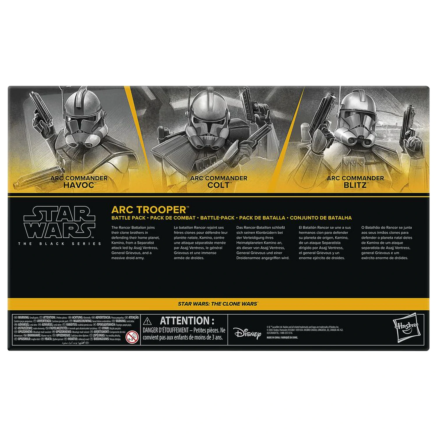 Star Wars The Black Series Star Wars The Clone Wars set 3 figur 15cm fotografija izdelka