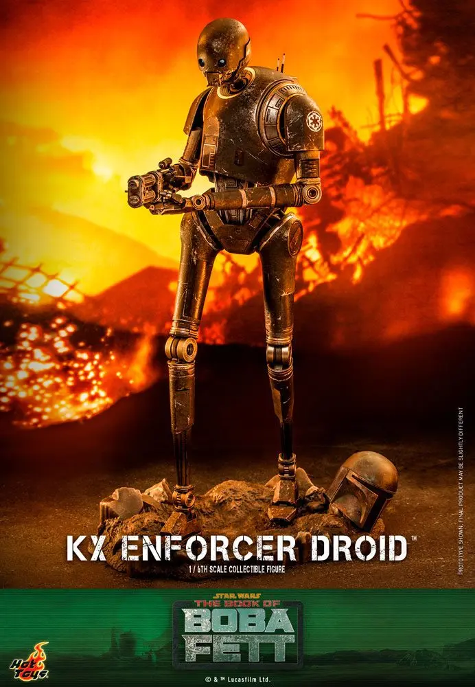 Star Wars: The Book of Boba Fett akcijska figura 1/6 KX Enforcer Droid 36 cm fotografija izdelka