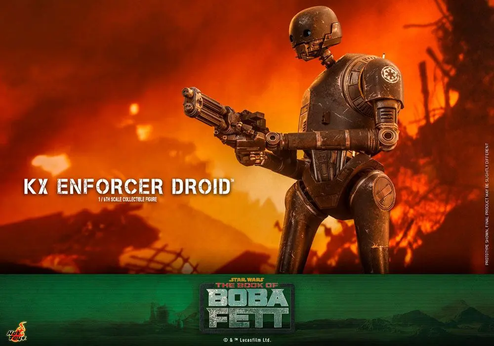 Star Wars: The Book of Boba Fett akcijska figura 1/6 KX Enforcer Droid 36 cm fotografija izdelka