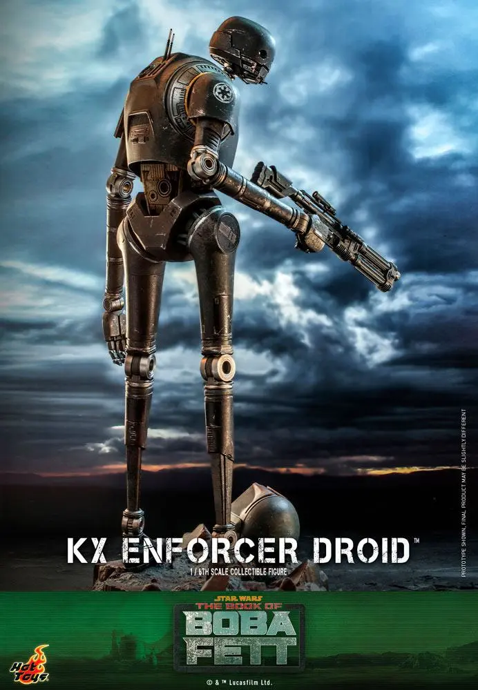 Star Wars: The Book of Boba Fett akcijska figura 1/6 KX Enforcer Droid 36 cm fotografija izdelka