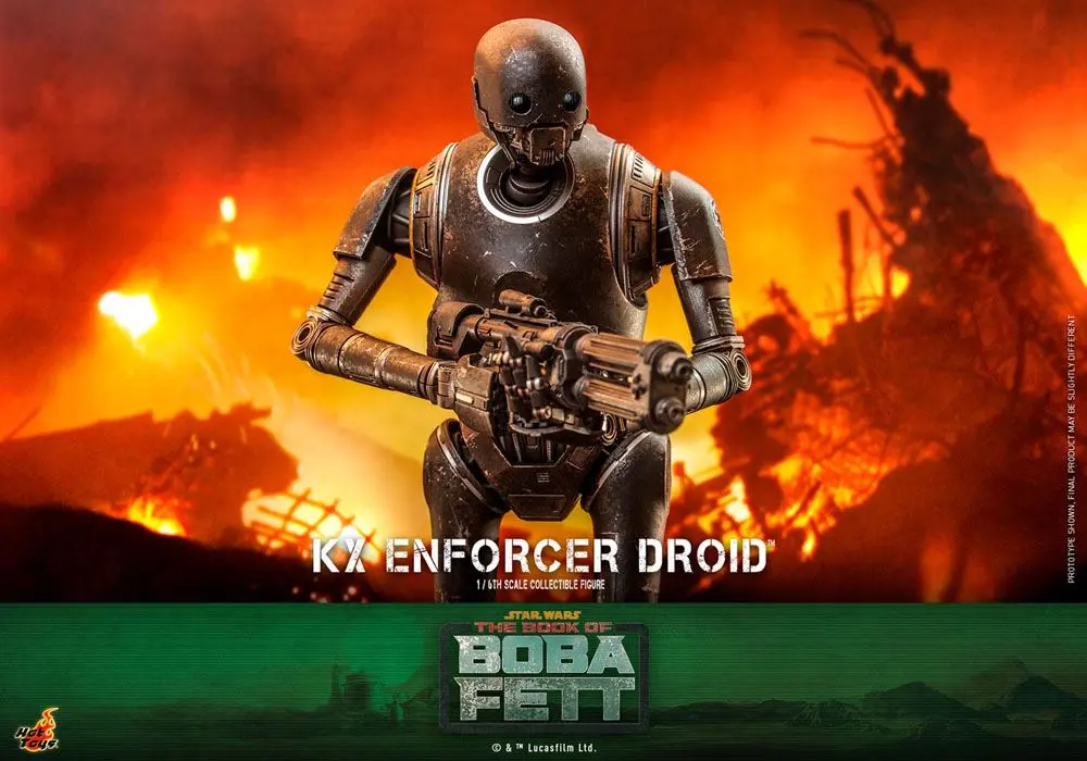 Star Wars: The Book of Boba Fett akcijska figura 1/6 KX Enforcer Droid 36 cm fotografija izdelka