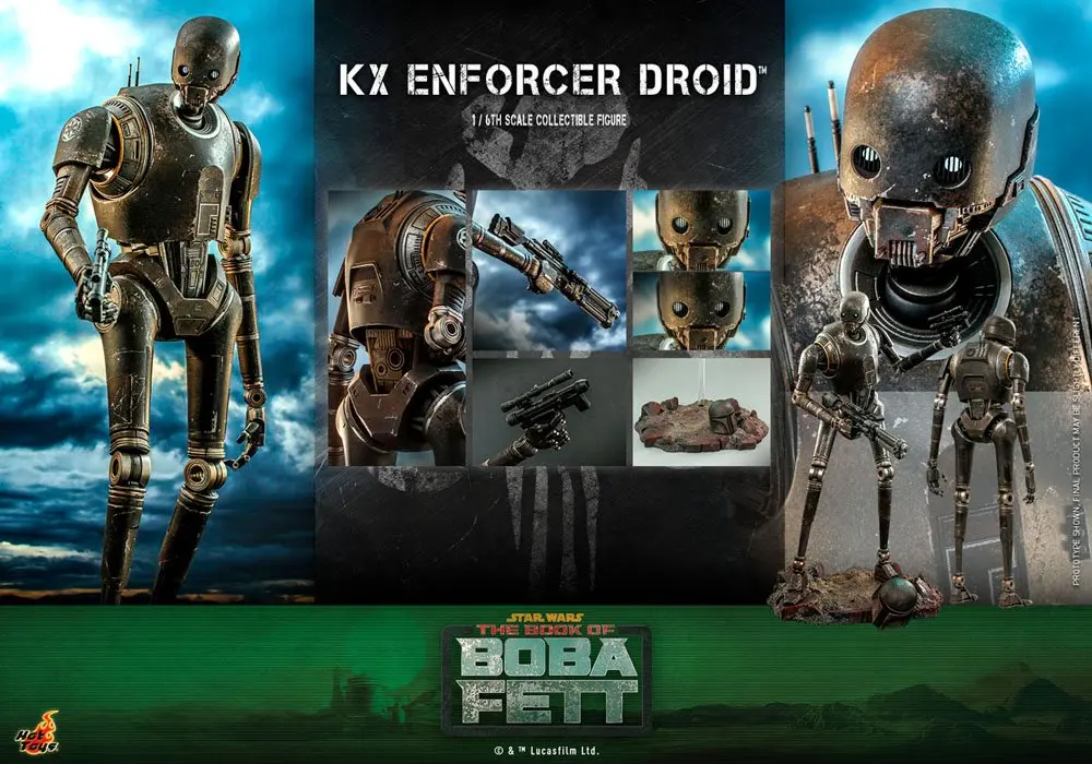 Star Wars: The Book of Boba Fett akcijska figura 1/6 KX Enforcer Droid 36 cm fotografija izdelka