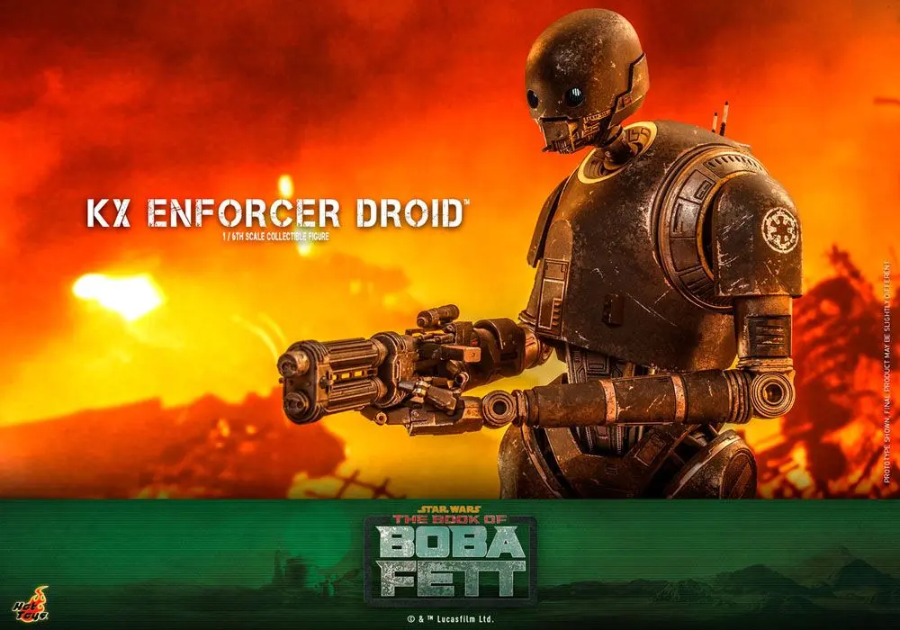 Star Wars: The Book of Boba Fett akcijska figura 1/6 KX Enforcer Droid 36 cm fotografija izdelka