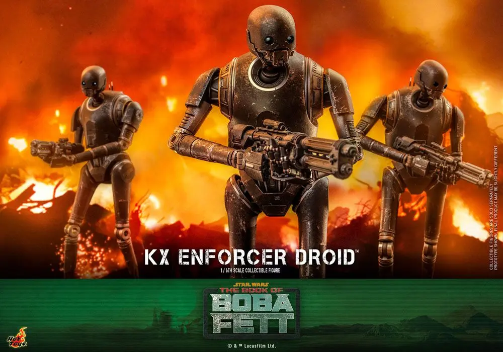 Star Wars: The Book of Boba Fett akcijska figura 1/6 KX Enforcer Droid 36 cm fotografija izdelka