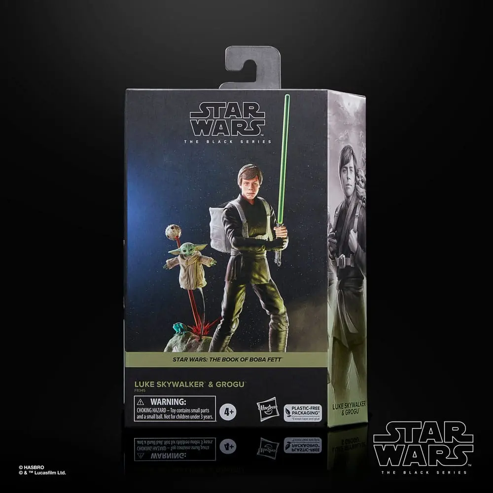 Star Wars: The Book of Boba Fett Black Series Akcijska figura 2-pack Luke Skywalker & Grogu 15 cm fotografija izdelka