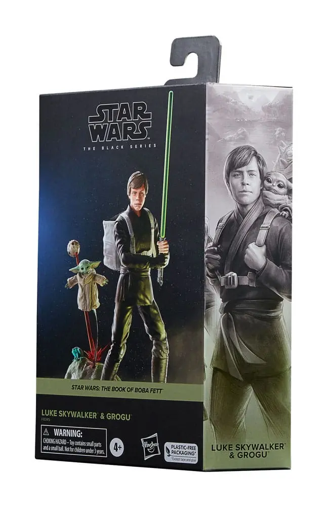 Star Wars: The Book of Boba Fett Black Series Akcijska figura 2-pack Luke Skywalker & Grogu 15 cm fotografija izdelka