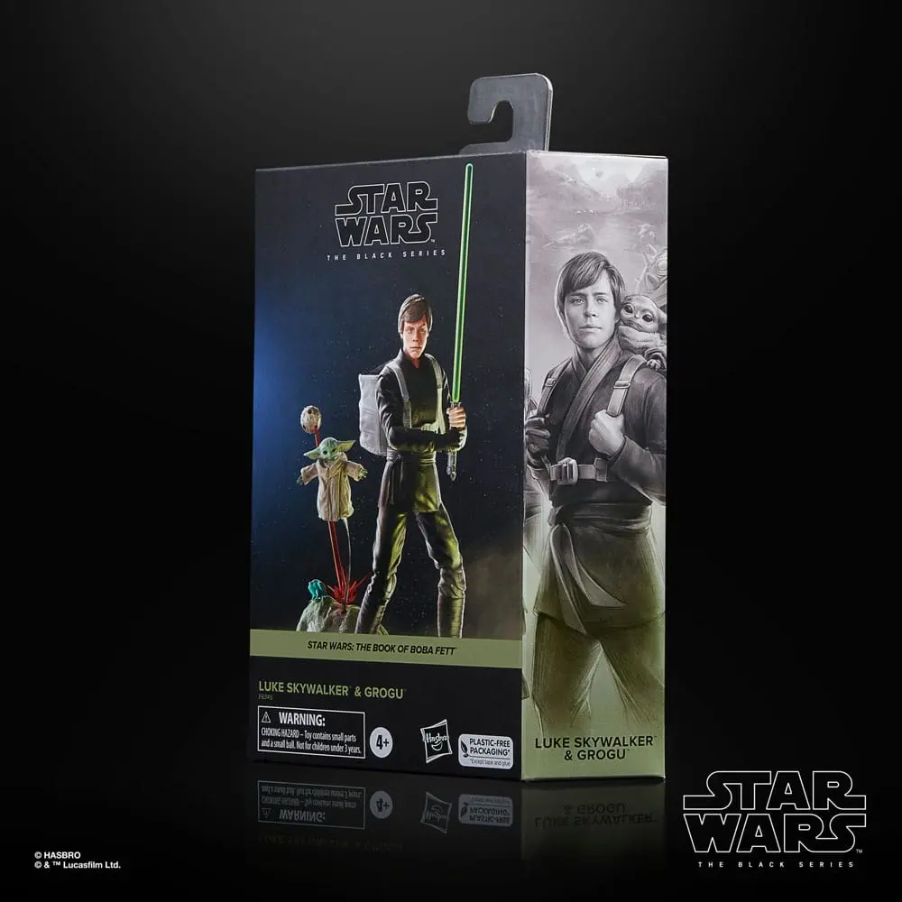 Star Wars: The Book of Boba Fett Black Series Akcijska figura 2-pack Luke Skywalker & Grogu 15 cm fotografija izdelka