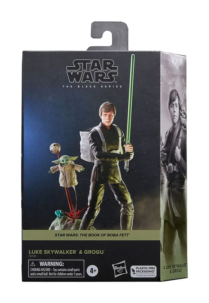 Star Wars: The Book of Boba Fett Black Series Akcijska figura 2-pack Luke Skywalker & Grogu 15 cm fotografija izdelka