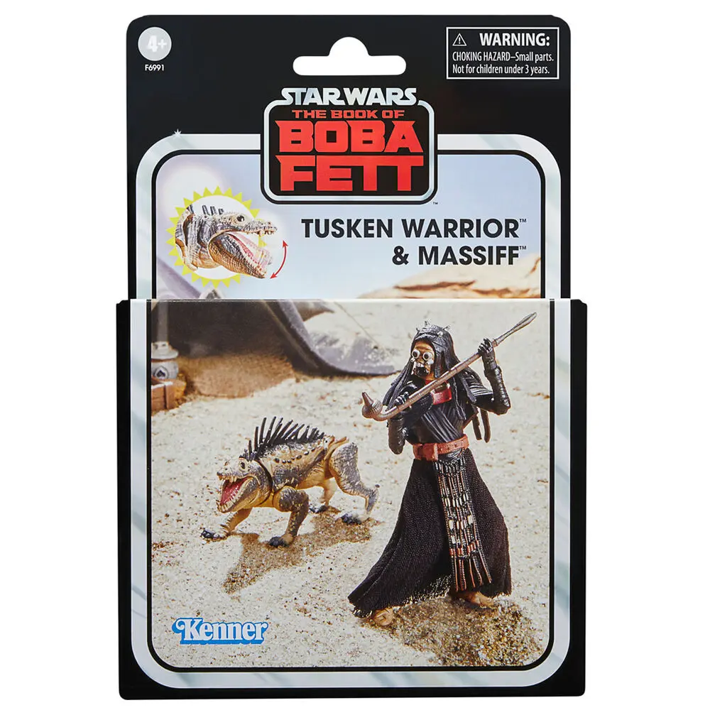 Star Wars: The Book of Boba Fett Vintage Collection akcijske figure Tusken Warrior & Massiff 10 cm fotografija izdelka