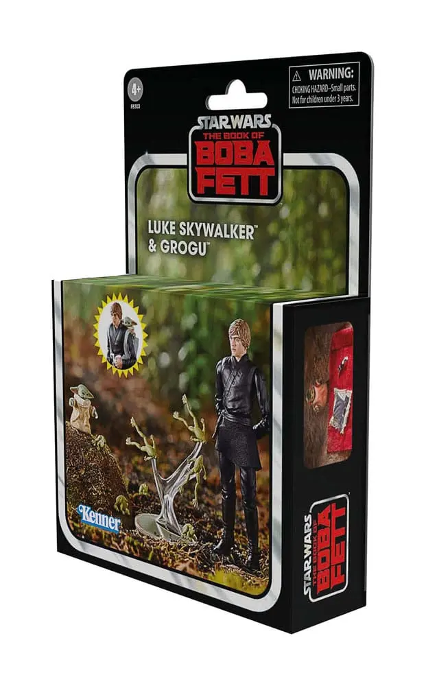 Star Wars: The Book of Boba Fett Vintage Collection Akcijske figure Luke Skywalker & Grogu 10 cm fotografija izdelka