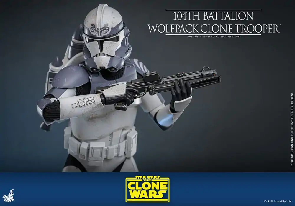 Star Wars The Clone Wars Akcijska Figura 1/6 104th Battalion Wolfpack Clone Trooper 30 cm fotografija izdelka