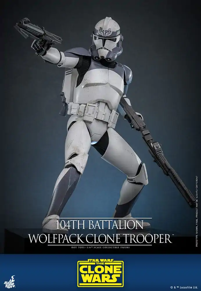 Star Wars The Clone Wars Akcijska Figura 1/6 104th Battalion Wolfpack Clone Trooper 30 cm fotografija izdelka