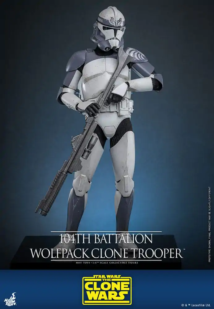 Star Wars The Clone Wars Akcijska Figura 1/6 104th Battalion Wolfpack Clone Trooper 30 cm fotografija izdelka