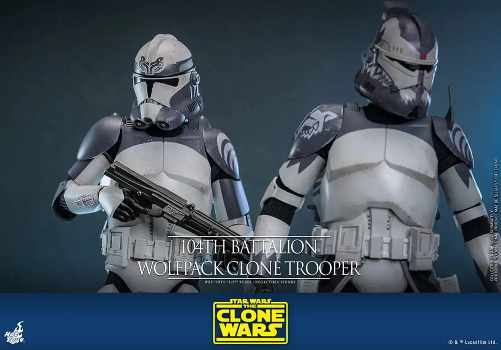 Star Wars The Clone Wars Akcijska Figura 1/6 104th Battalion Wolfpack Clone Trooper 30 cm fotografija izdelka